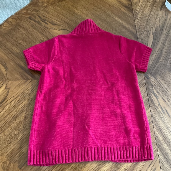 GYMBOREE raspberry sweater - girls size LARGE (10/12) - Picture 6 of 6